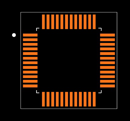 MSP430F5310IPTR Footprint