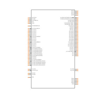 MSP430F5527IPNR Symbol
