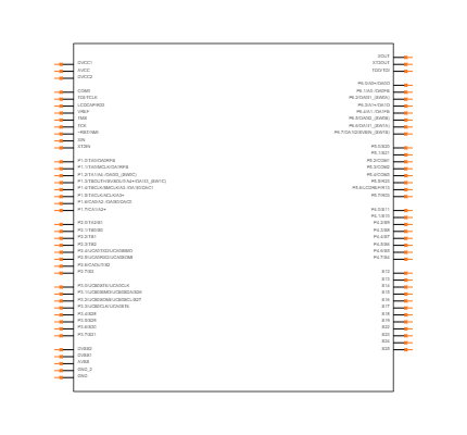 MSP430FG478IPN Symbol
