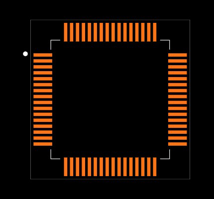 MSP430FR2033IPM Footprint