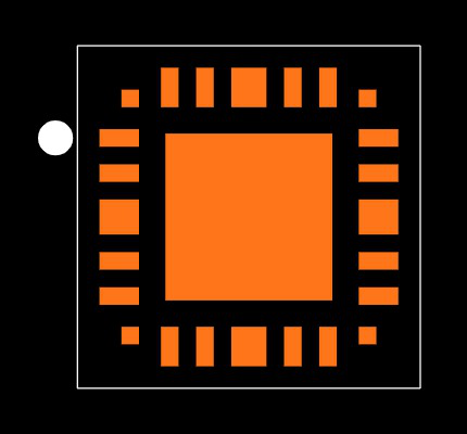 MSP430FR2111IRLLR Footprint