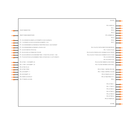 MSP430FR2155TPTR Symbol