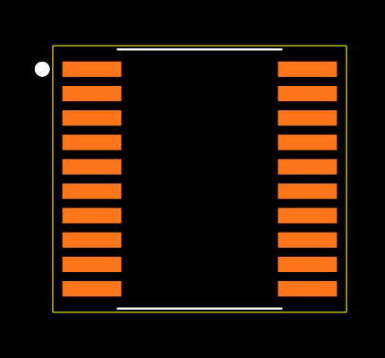 MSP430FR2310IPW20R Footprint