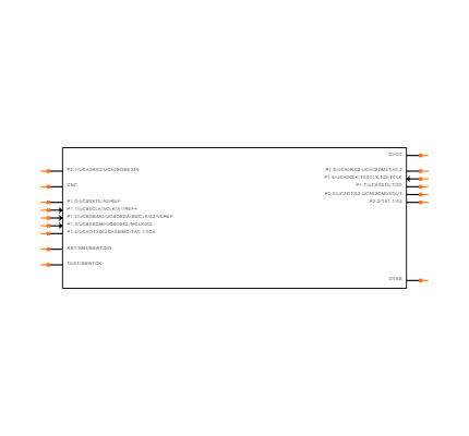 MSP430FR2422IPW16 Symbol