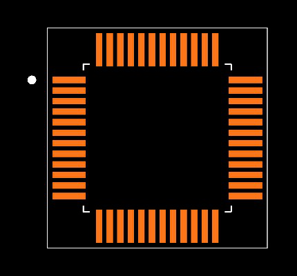 MSP430FR2676TPT Footprint