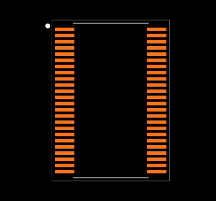 MSP430FR4133IG48 Footprint