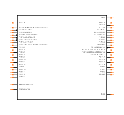 MSP430FR4133IG48 Symbol