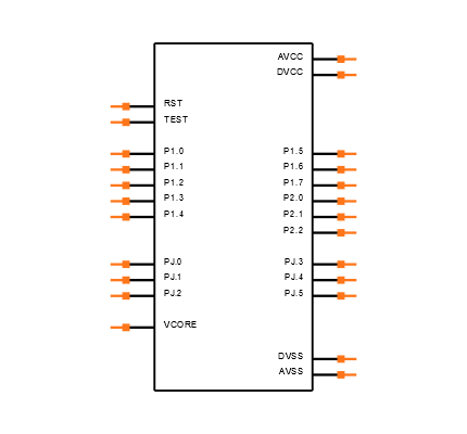 MSP430FR5738IRGER Symbol