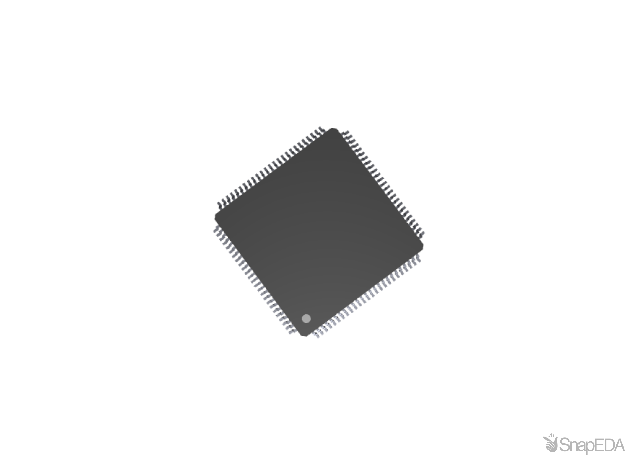 MSP430FR6007IPZR 3D Model