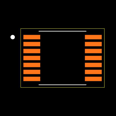 MSP430G2112IPW14 Footprint