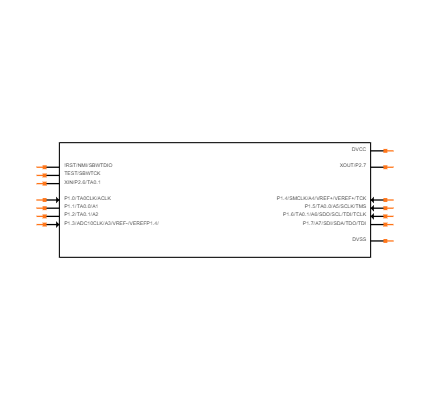MSP430G2131IN14 Symbol