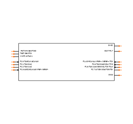 MSP430G2131IPW14R Symbol