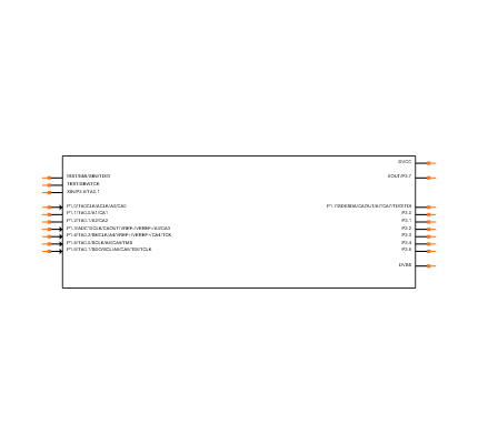 MSP430G2212IPW20 Symbol