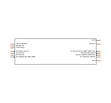 MSP430G2302IPW14R Symbol