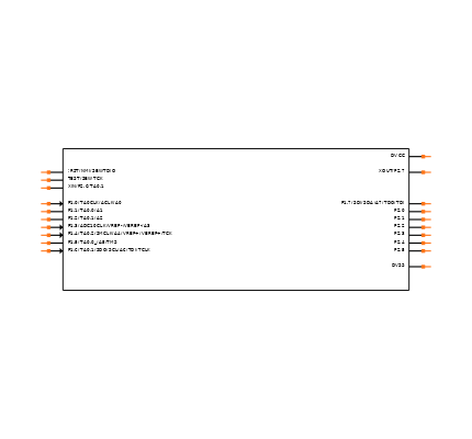 MSP430G2302IPW20R Symbol