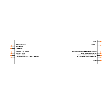 MSP430G2352IPW14 Symbol