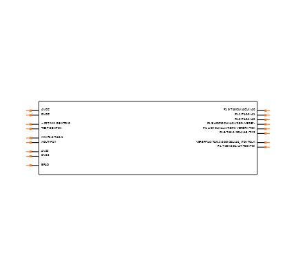 MSP430G2402IRSA16T Symbol