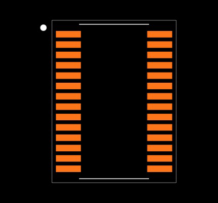 MSP430I2040TPW Footprint