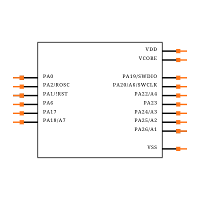 MSPM0L1306SDYYR Symbol