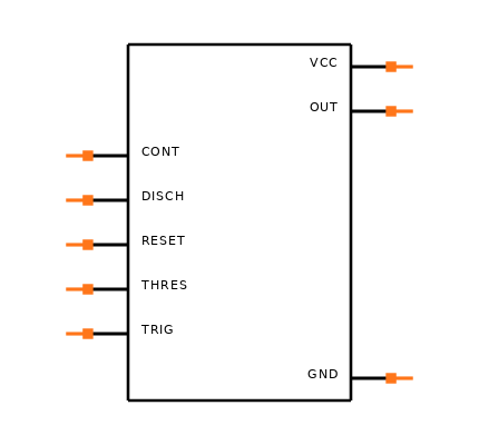NE555PSRG4 Symbol