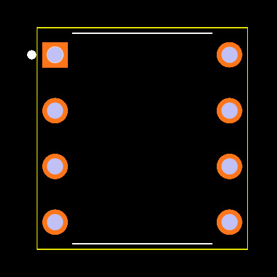OPA1013DN8 Footprint