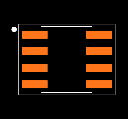 OPA132UA Footprint