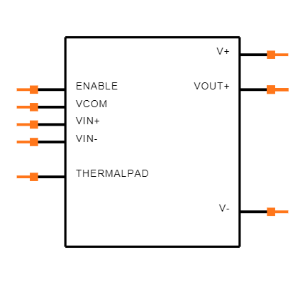 OPA1632DGNRG4 Symbol