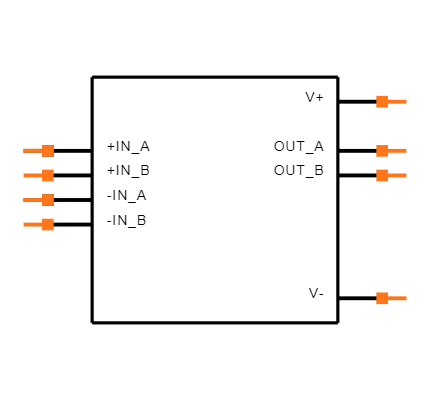 OPA2134UAE4 Symbol