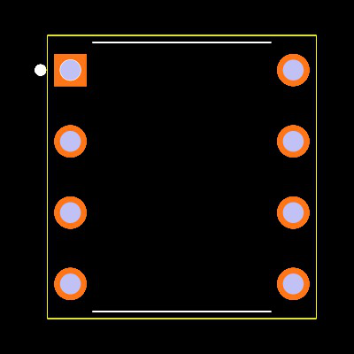OPA2137PA Footprint