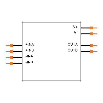 OPA2210IDGKT Symbol