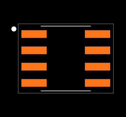OPA2277UAG4 Footprint