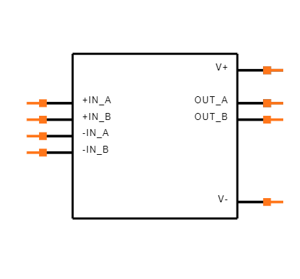 OPA2333AIDGKT Symbol