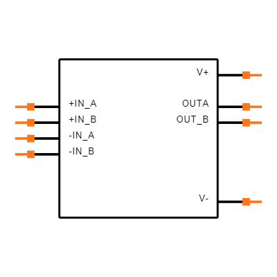 OPA2336U Symbol