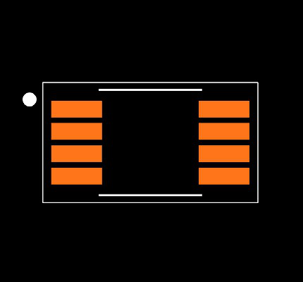 OPA2725AIDGKT Footprint