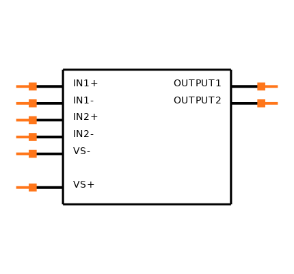 OPA2830ID Symbol