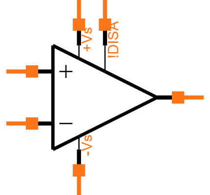 OPA3691IDBQT Symbol