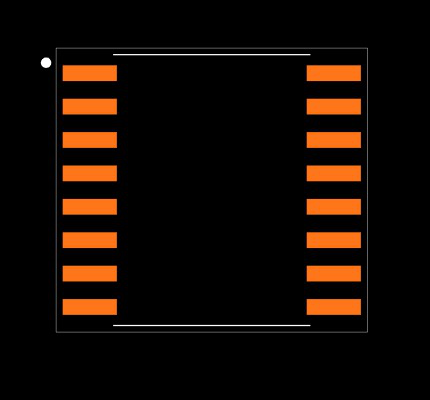 OPA404KU/1K Footprint