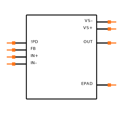 OPA855IDSGT Symbol