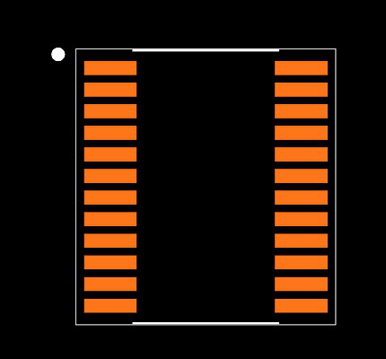 PCA9539PWR Footprint
