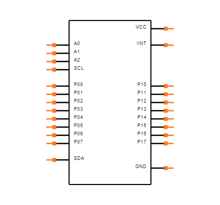 PCA9555DW Symbol
