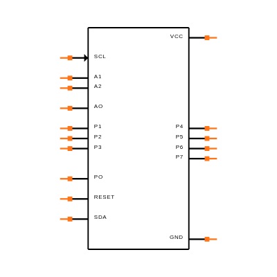 PCA9557PWR Symbol