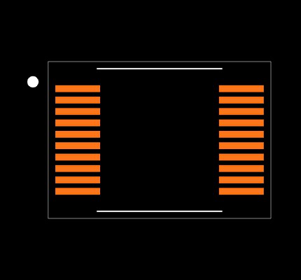 PCF8574ADGVR Footprint