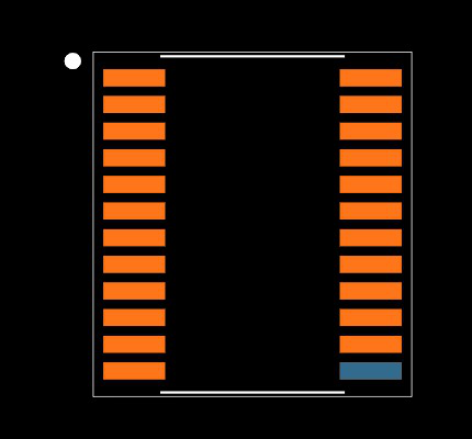 PCF8575CPWR Footprint
