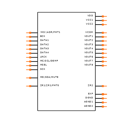 PCM1681PWPR Symbol