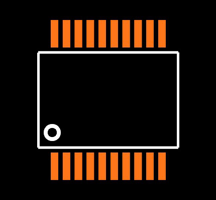 PCM1803ADBR Footprint