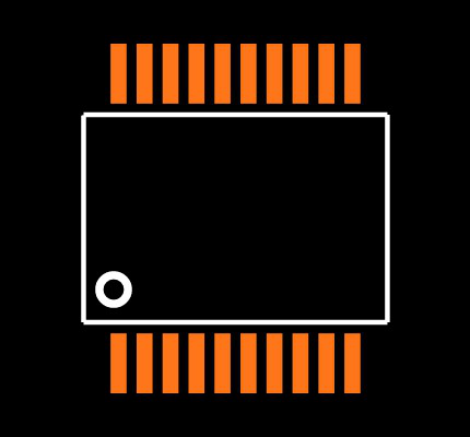PCM1803ADBRG4 Footprint