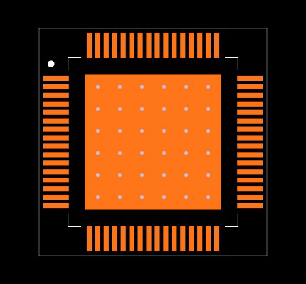 PCM3168APAPRG4 Footprint