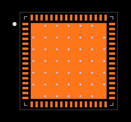 PGA5807ARGCT Footprint
