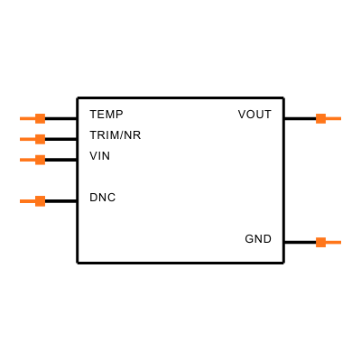 REF5040IDGKR Symbol