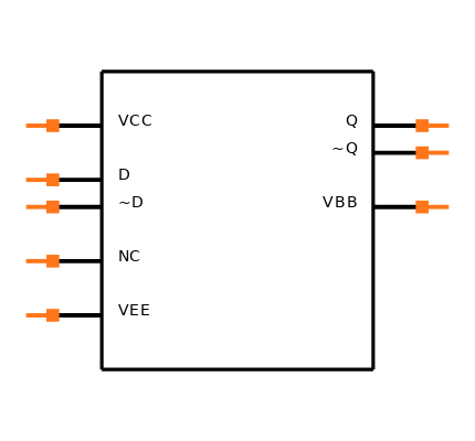 SN65EL16D Symbol